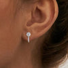 0.5ct Certified Moissanite Drop Earrings 925 Sterling Silver Wedding Gift