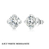 D Color VVS1 1ct Moissanite Stud Earrings 925 Sterling Silver Wedding Gift