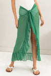 HYFVE Ruffle Trim Sarong Skirt Cover Up