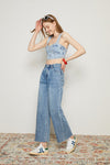 CHILL Pleat Straight Ankle Jeans HJ133 [FINAL SALE]