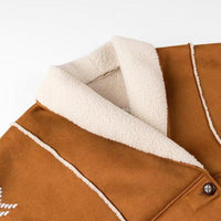 Tribal Rancher Lambs Hair Jacket - Warm, Cozy, & Stylish Cowgirl Outerwear