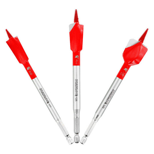 Diablo DSPD4910-S3 3 pc Demo Demon™ Spade Bit Set for Nail-Embedded Wood (3-Pieces)