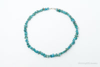 Vintage Southwestern Turquoise Beads Sterling Silver Necklace