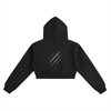 Claw Through Cropped Hoodie