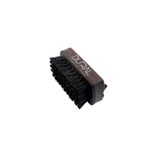 Dural Thermo Ash Wood Travel Size Nail Brush with Black Natural Bristles 58 mm