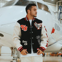 Manifest Varsity Jacket (Black) Fly Supply Co