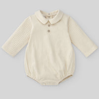 Paz Rodriguez Tristana Knit Newborn Bodysuit