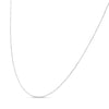 .925 Sterling Silver 0.7mm Slim and Dainty Unisex 18" Inch Ball Bead Chain Necklace