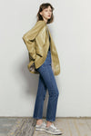 Activity Grrrl High Rise Kick Crop Jeans HJ017