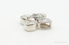 Large Cubic Zirconia Sterling Silver Pendant