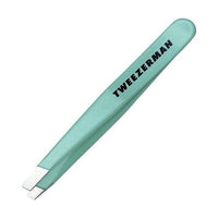 Tweezerman Stainless Mini Slant Tweezer Green Tea
