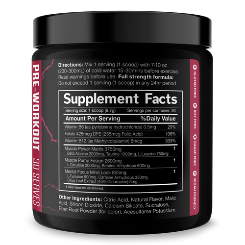 The Shadow! Pre-Workout