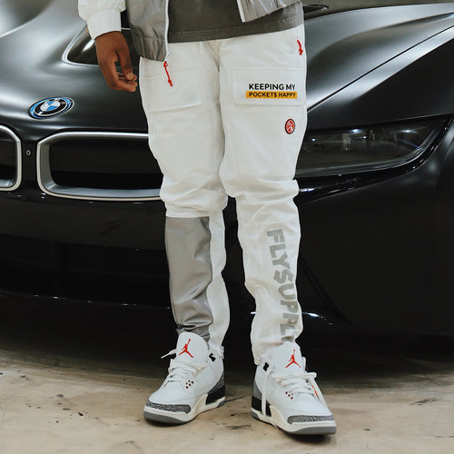 Happy Pockets Jogger (White) Fly Supply Co