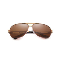 Luxury NEW Model Business  Men Square Polarized Sunglasses Male Eyewear Aviation Alloy Frame With UV400 Protection and High Quality Metal Frame