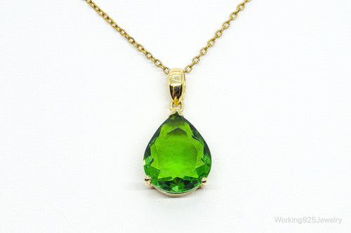 Designer STAUER Period Gold Vermeil Sterling Silver Necklace