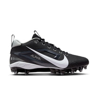 Nike Alpha Menace 4 Varsity Molded Football Cleats SZ 8 Black | White