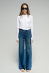Shadow Split Wideleg Jeans HJ056