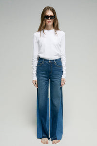 Shadow Split Wideleg Jeans HJ056