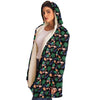 Flamingo Exotic Floral Cloak Hoodie