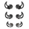 MMYQXI Silicone Replacement Earbud Tips Earbud Covers Compatible with Bose QC20 QC20i SoundSport SIE2i IE2 IE3 Headphone Earbud Rubber Tips Ear Tips 3 Pairs S M L