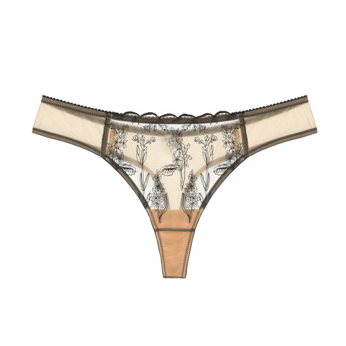 Kim Thong in Floral Embroidery on Jelly Fabric