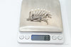 Large Antique Faux Pearl Sterling Silver Brooch Pin