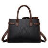 Serpent Luxe Snakeskin Handbag - Elegant Leather Commuter Bag for Stylish Women