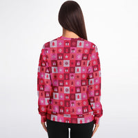 Flamingo All The Way Ugly Christmas Sweatshirt