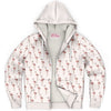 Classic Flamingo Zip-Up Hoodie