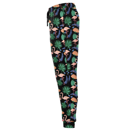 Flamingo Exotic Floral Joggers