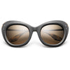 Faye: Matte Black - Polished Leopard / Bronze Gradient Lens