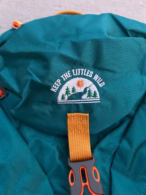 Kid’s (Ages 2 to 7) Teal Hiking Pack - Water Bladder Compatible Backpack for Young Hikers Keep the Littles Wild