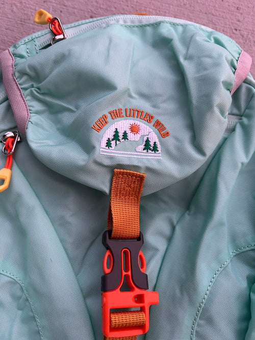 Kid’s (Ages 2 to 7) light blue Hiking Pack - Water Bladder System Compatible for Young Hikers Keep the Littles Wild