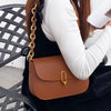 Luxury Retro Cowgirl Saddle Bag | Genuine Leather Brown Handbag