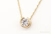 Designer Milor Gold Vermeil Cubic Zirconia Sterling Silver Necklace