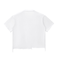 "Framed" Raw-Hem T-shirt