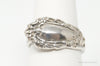 Antique Sterling Silver Spoon Ring - Size 6.5
