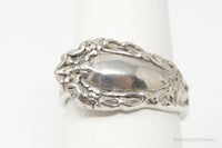 Antique Sterling Silver Spoon Ring - Size 6.5