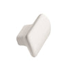 Glossy White "Vanilla" Cabinet Knob and Drawer Pull Euro • Knobs