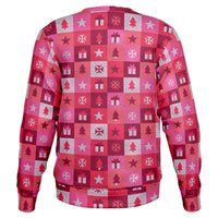 Flamingo All The Way Ugly Christmas Sweatshirt