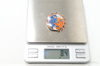Vtg Large Handmade Mexico Sun Moon 950 Silver Southwestern Brooch Pendant