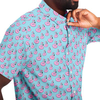 Flamingo Floatie Hawaiian Shirt