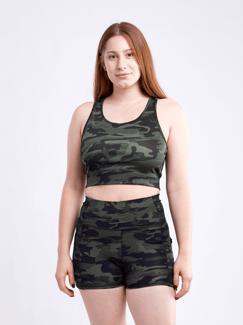 JupiterGear Racerback Lightweight Training Crop Tank Top