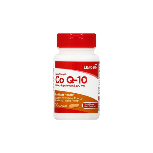 Leader# co-enzyme q10 200mg softgels 30 ct