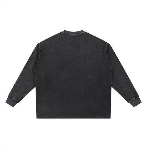 PHANTOM NO.01-Waffle Oversized T-Shirt