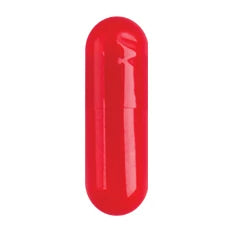 CONI-SNAP Hard Gelatin Capsules, Size #3, Opaque Red/Red (10,000 Count)