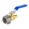 Pex-B Crimp 1/2" X 1/2" Female NPT Swivel Ball Valve