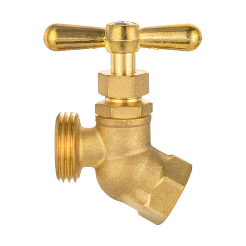 Heavy Duty 1/2" FIP x 3/4" MHT No-Kink Hose Bibb (Lead Free)