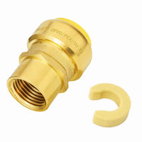 1" x 3/4" F Push Fit Female Adapter