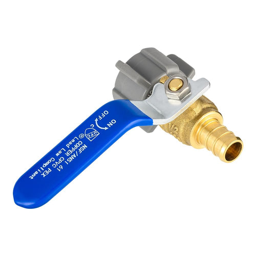 Pex-B Crimp 1/2" X 1/2" Female NPT Swivel Ball Valve